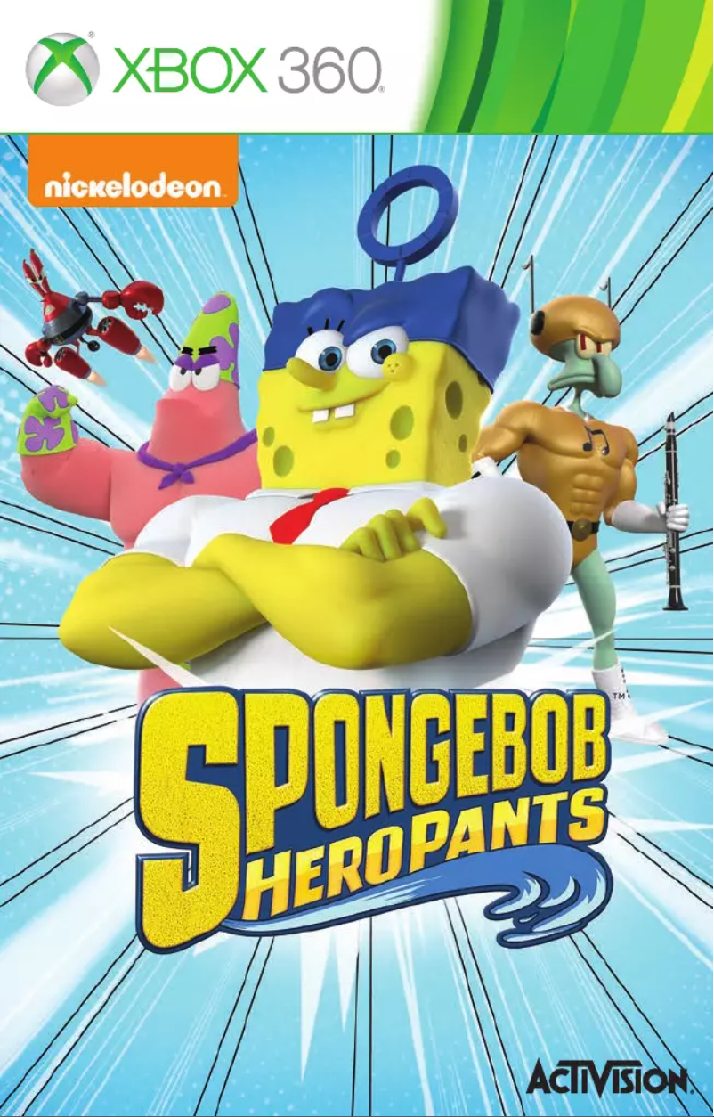 Page 1 de la notice Manuel utilisateur Microsoft SpongeBob HeroPants (Xbox 360)