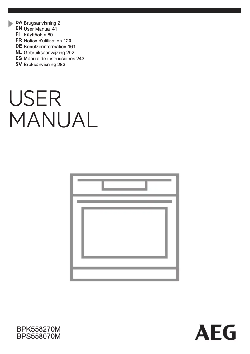 Imagen de la primera página del manual del dispositivo BPS556060M