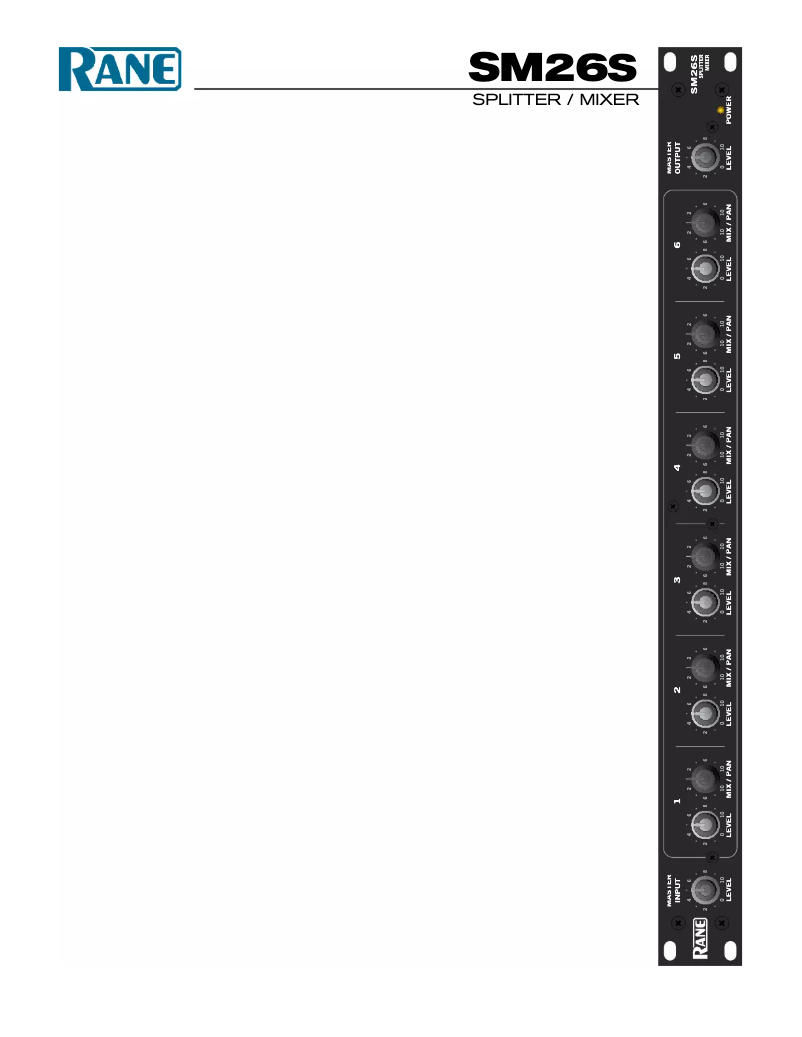 Image de la première page du manuel de l'appareil SM226S