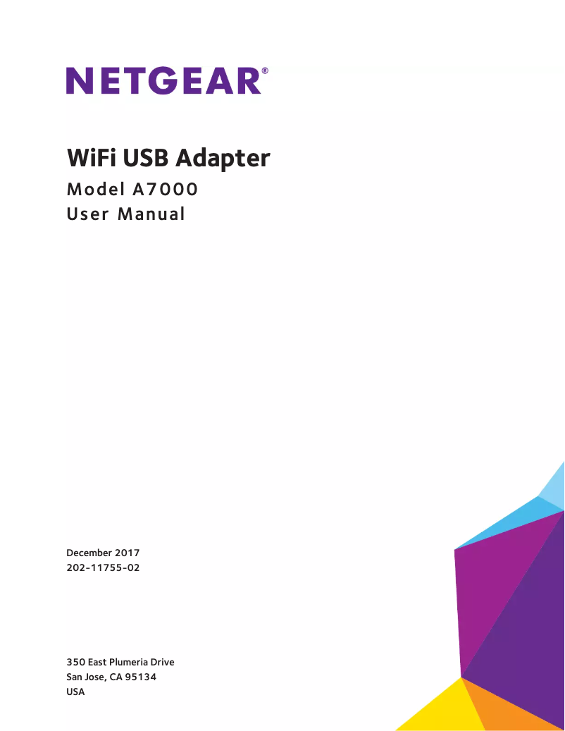 Page 1 de la notice Manuel utilisateur Netgear Nighthawk A7000