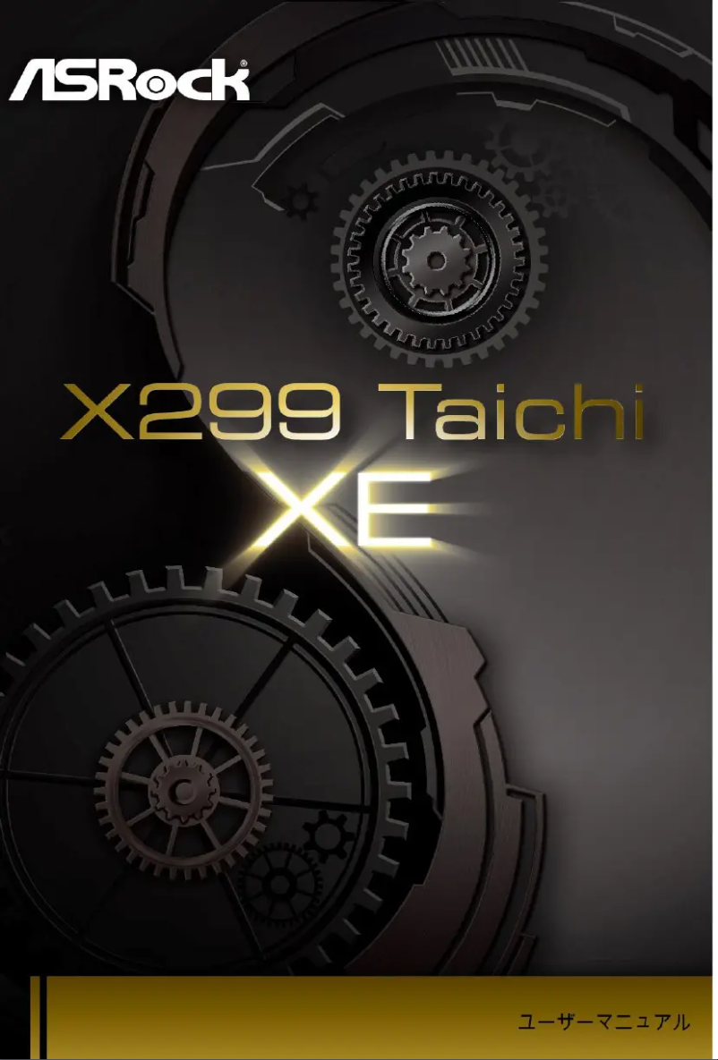 Image de la première page du manuel de l'appareil X299 Taichi XE