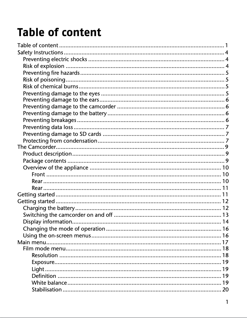 Page 1 de la notice Manuel utilisateur Medion LIFE P47000 (MD 85806)