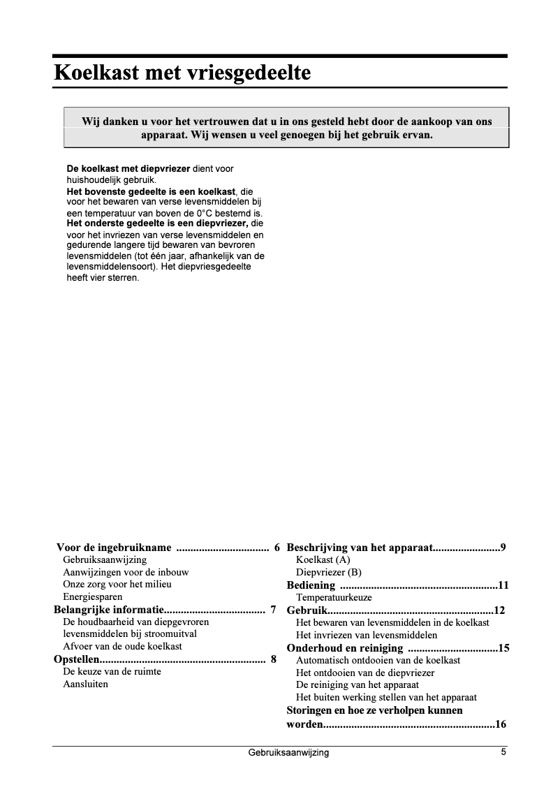 Página 1 del manual Manual de usuario Etna EEK260A