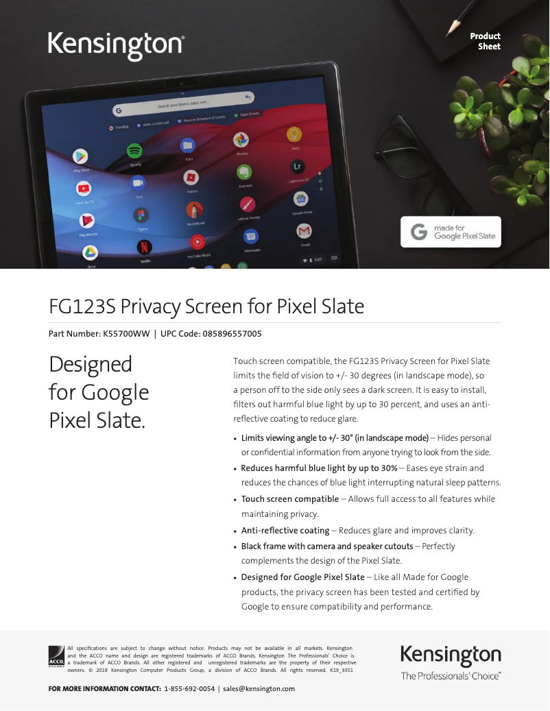 Imagen de la primera página del manual del dispositivo FG123S