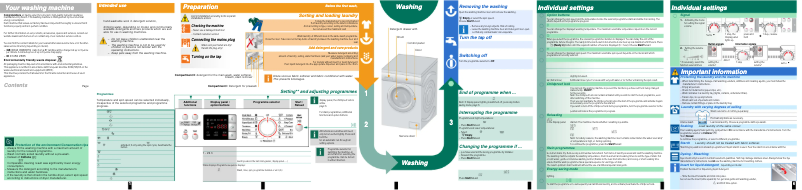 Page 1 de la notice Manuel utilisateur Bosch WAQ 24440