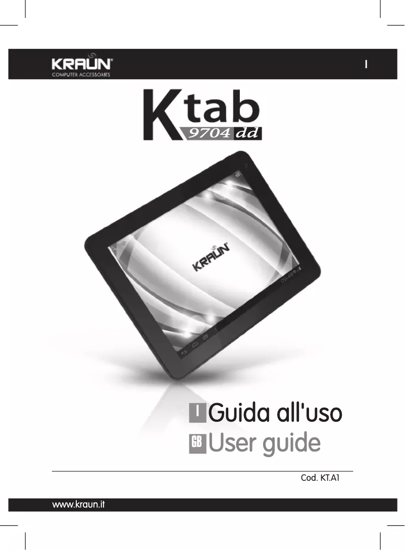 Image de la première page du manuel de l'appareil KTAB 9704DD