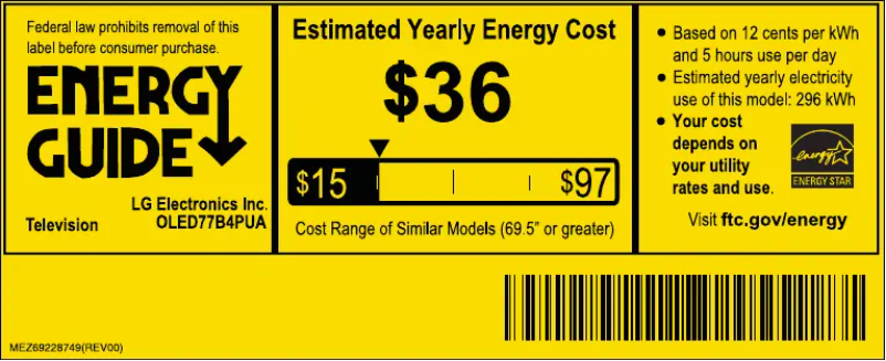 Image de la première page du manuel de l'appareil OLED77B4PUA