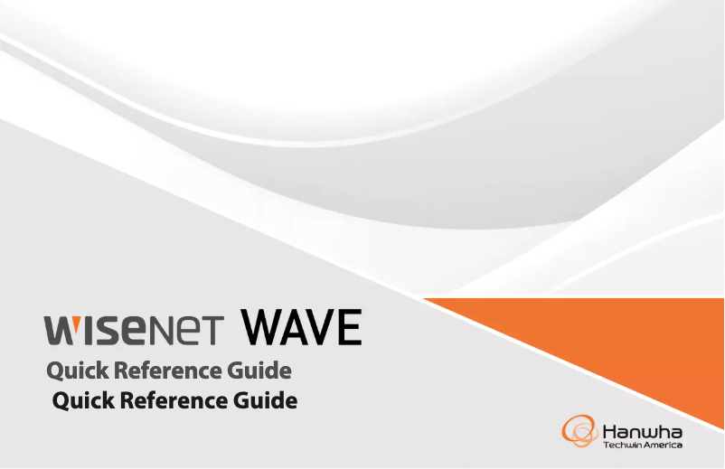 Page n°1 - Manuel utilisateur Wisenet WWT-5301L
