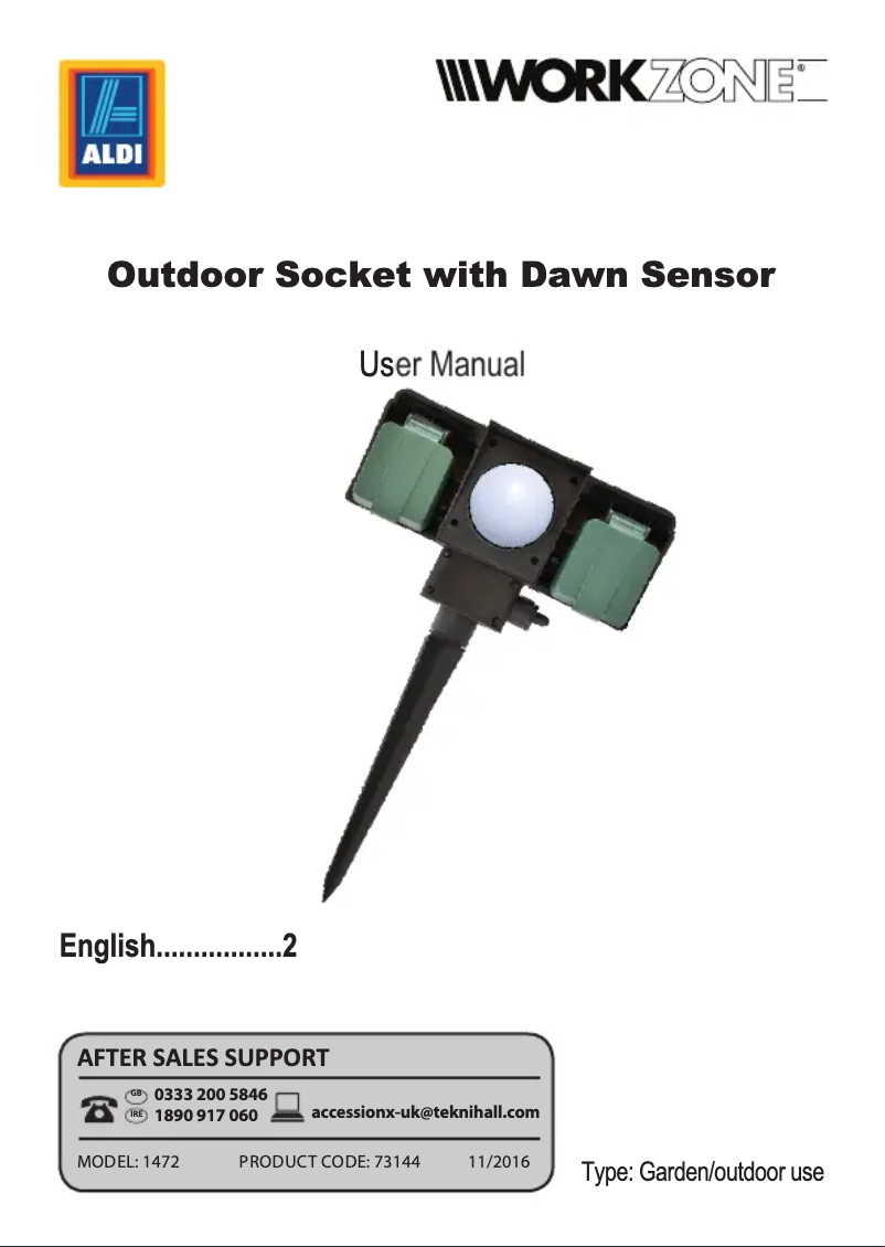 Página 1 del manual Manual de usuario Workzone 1472