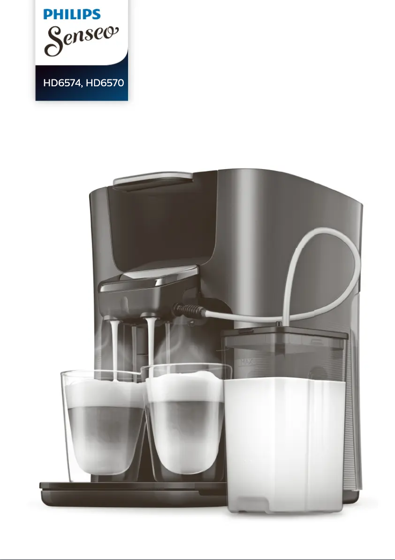 Página 1 del manual Manual de usuario Philips Senseo Latte Duo Plus HD6574