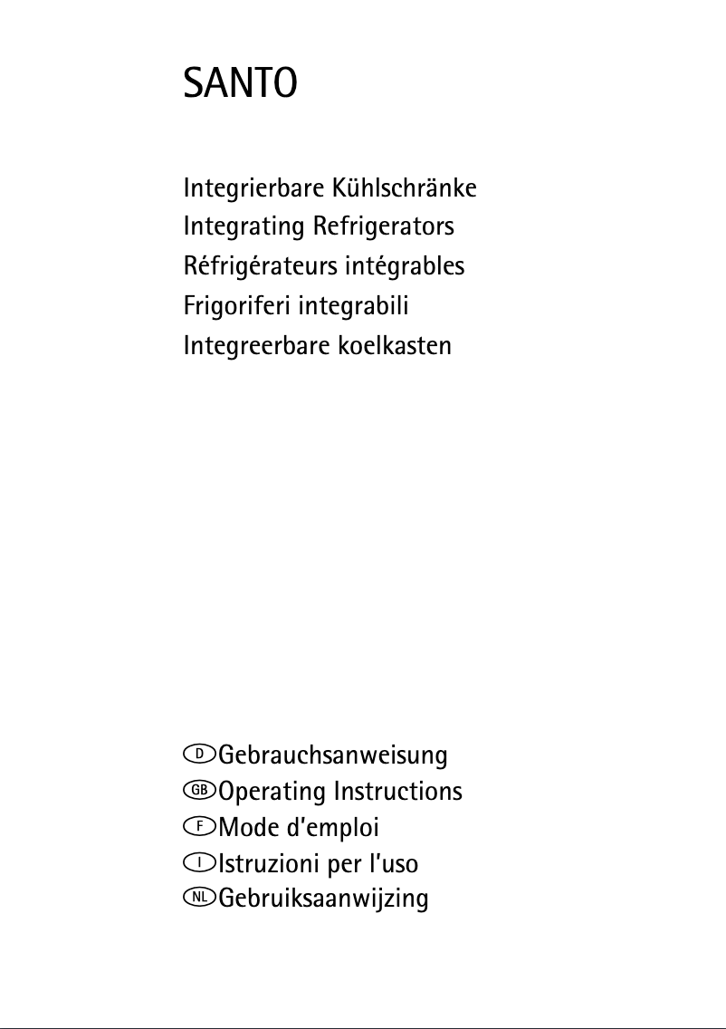 Página 1 del manual Manual de usuario AEG Santo K88800I