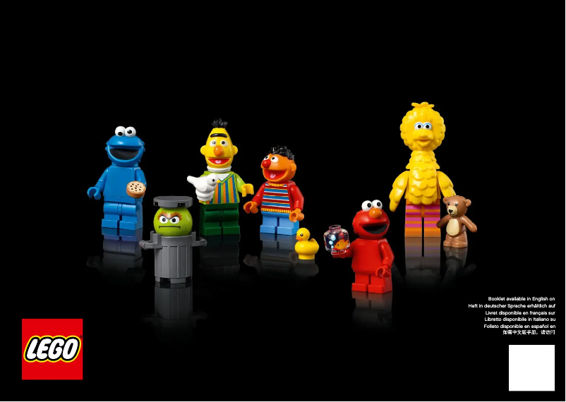 Page 1 de la notice Manuel utilisateur Lego Sesame Street 21324