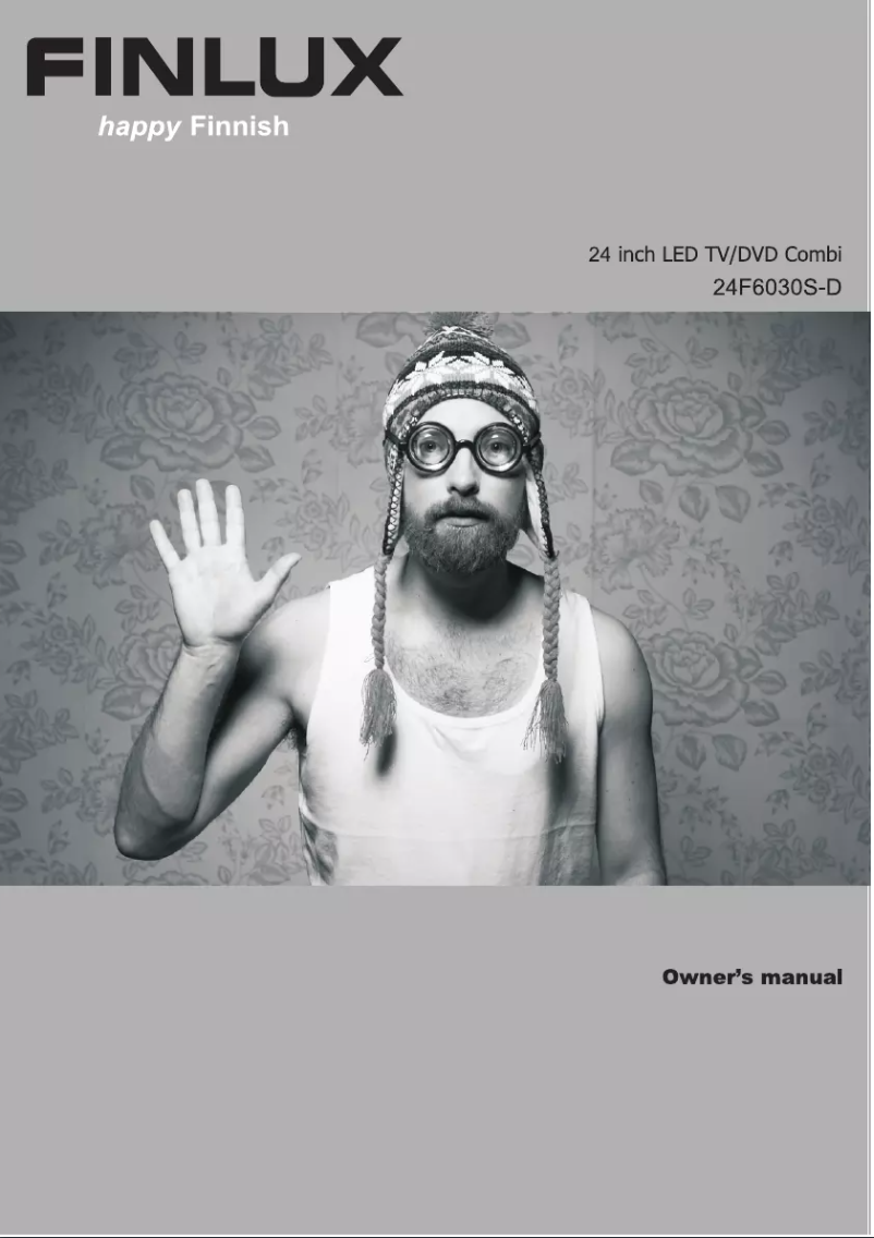 Page 1 de la notice Manuel utilisateur Finlux 24F6030S-D