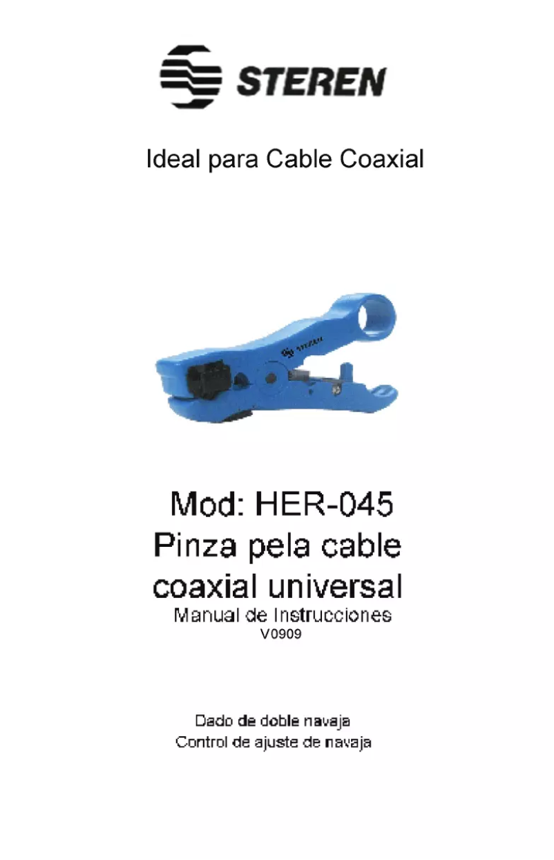 Page 1 de la notice Manuel utilisateur Steren HER-045