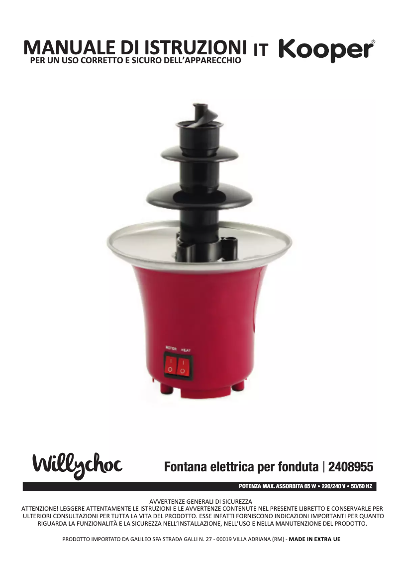 Image de la première page du manuel de l'appareil 2408955