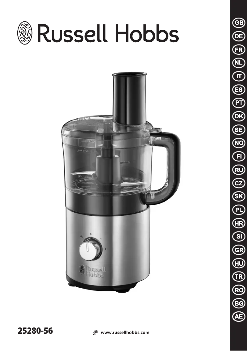 Página 1 del manual Manual de usuario Russell Hobbs 25280-56