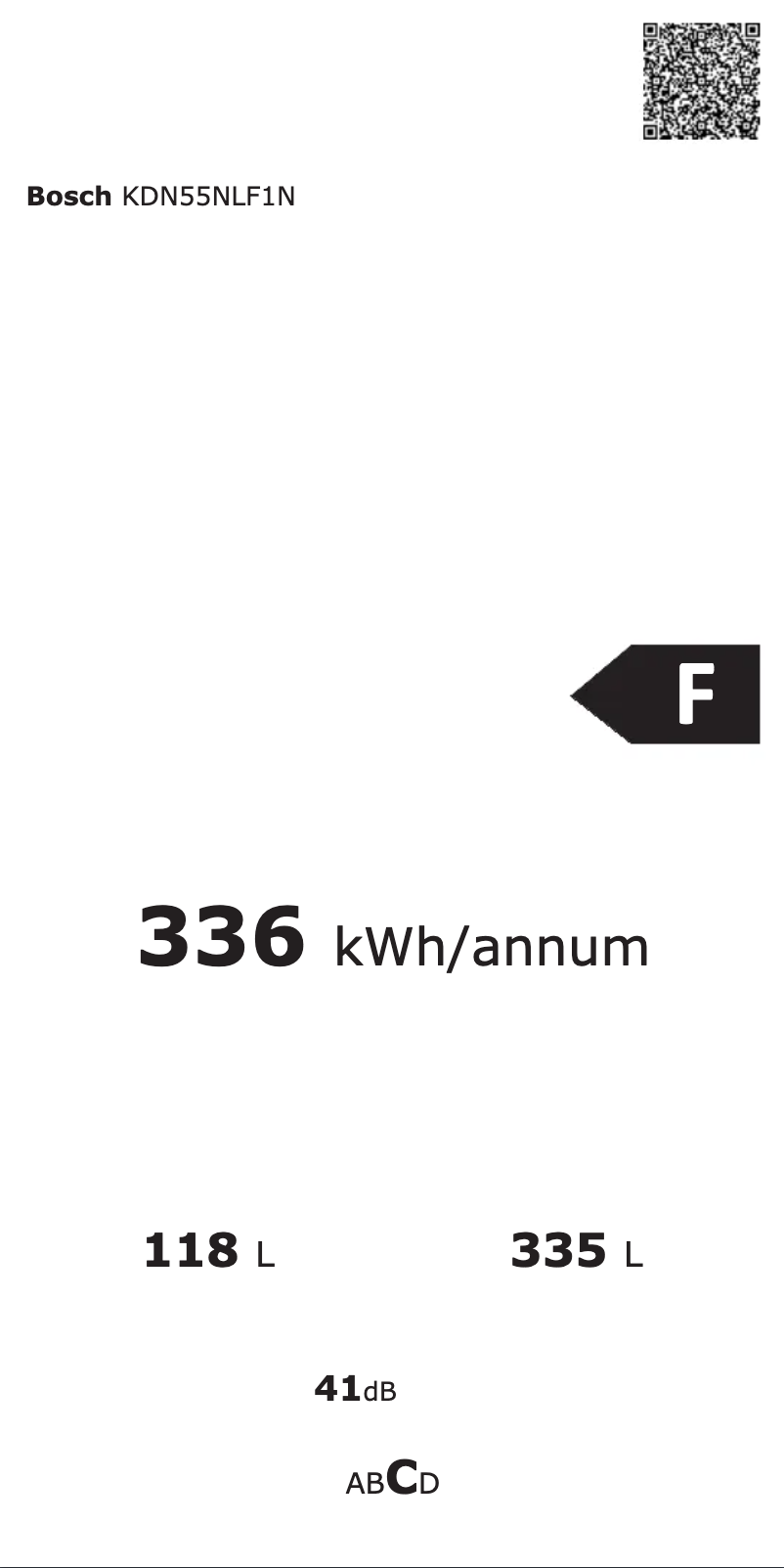 Página 1 del manual Manual de usuario Bosch KDN55NLF1N