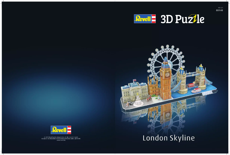Image de la première page du manuel de l'appareil 3D Puzzle London Skyline