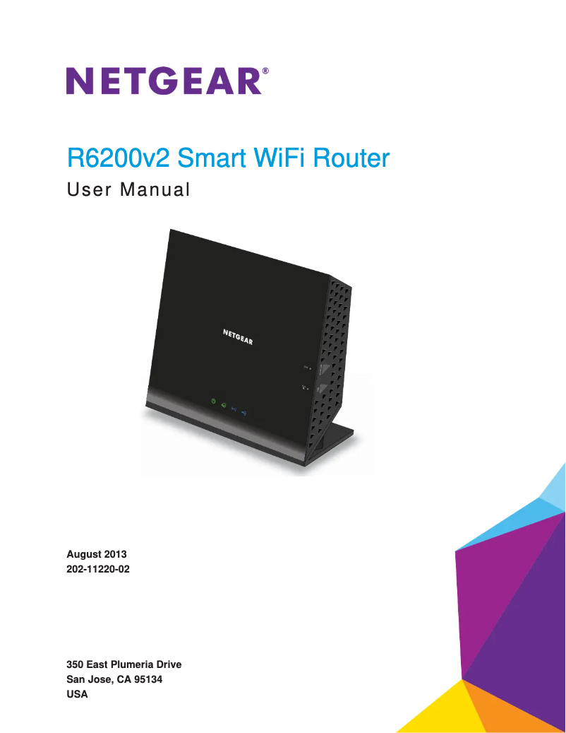 Page n°1 - Manuel utilisateur Netgear R6200v2