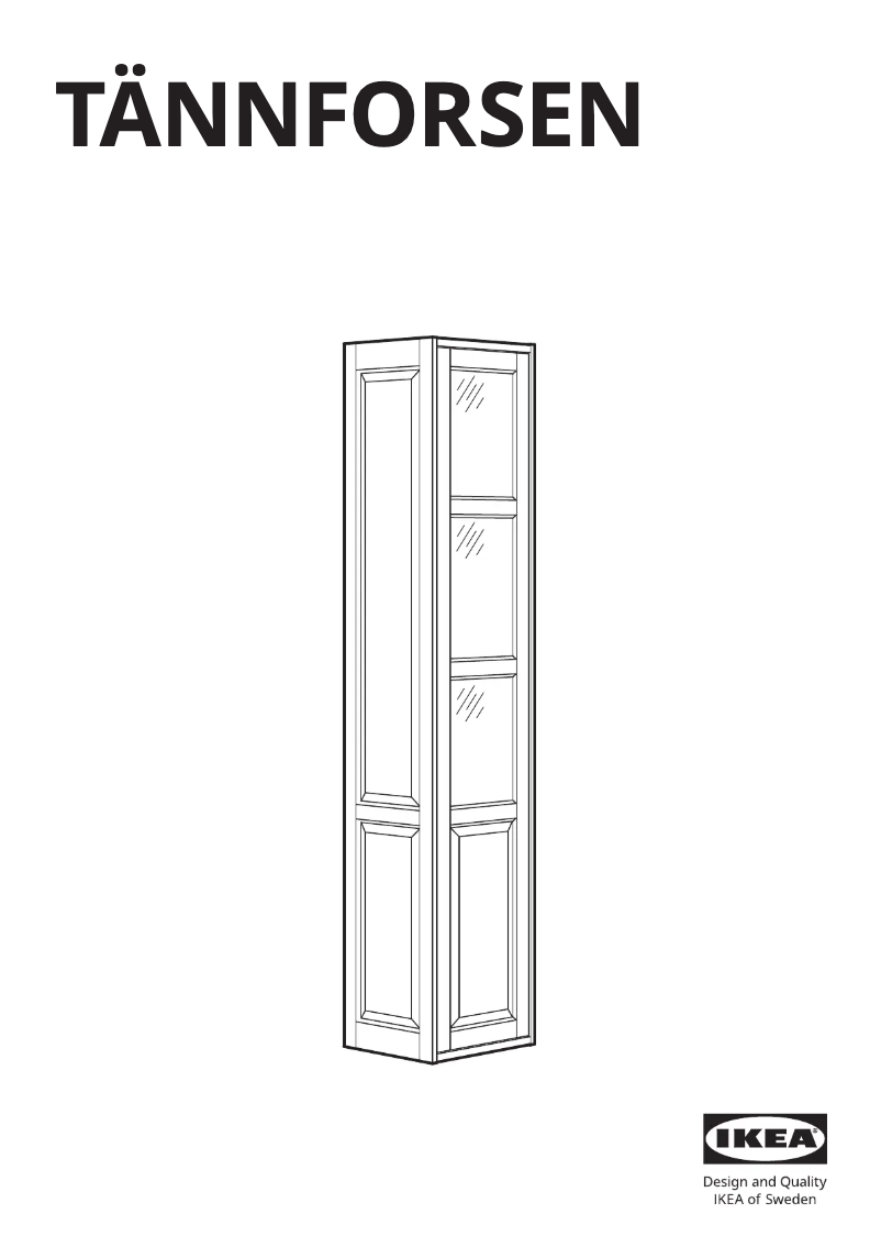 Página 1 del manual Manual de usuario Ikea TÄNNFORSEN 905.351.11