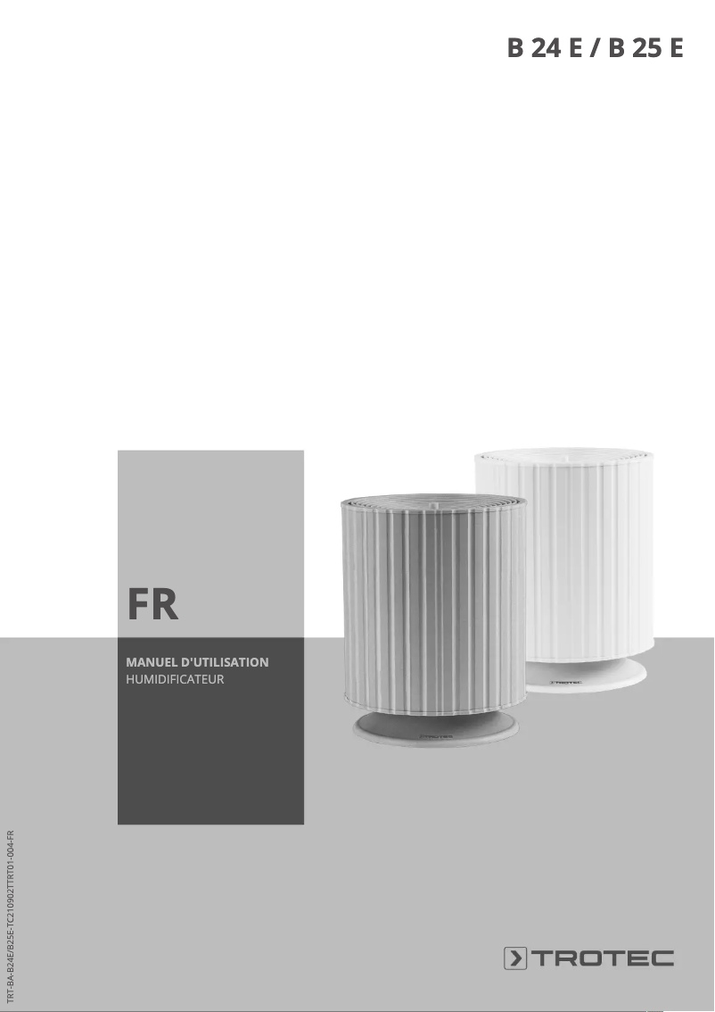 Página 1 del manual Manual de usuario Trotec B 24 E