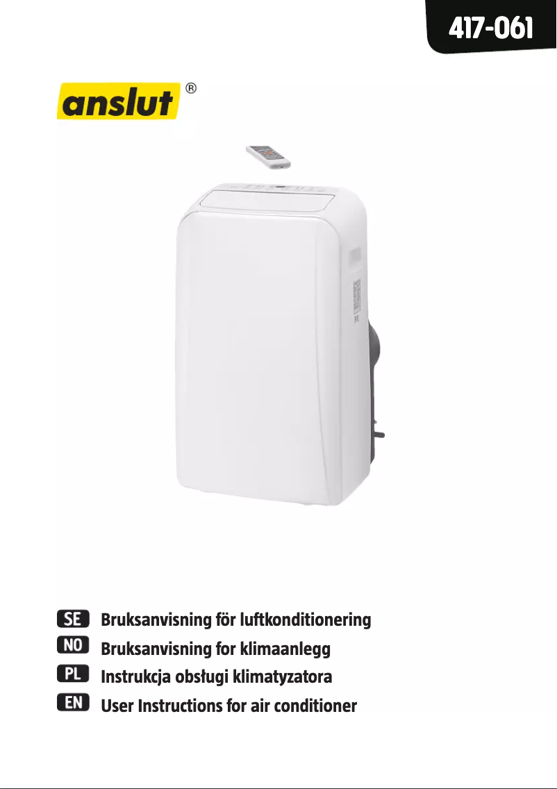 Página 1 del manual Manual de usuario Anslut 417-061