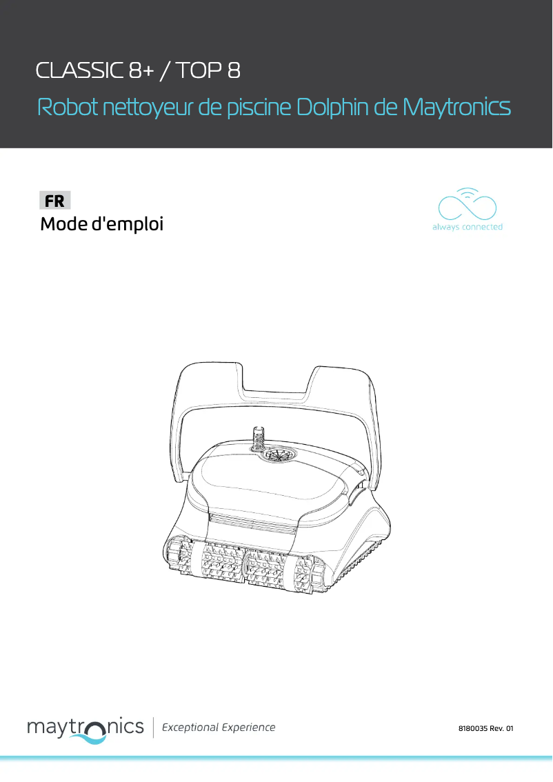 Page n°1 - Manuel utilisateur Maytronics Dolphin Zenit 30
