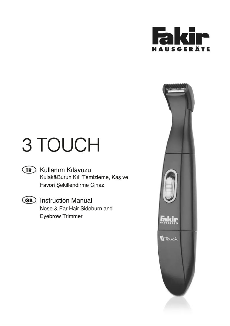 Page n°1 - Manuel utilisateur Fakir 3 Touch