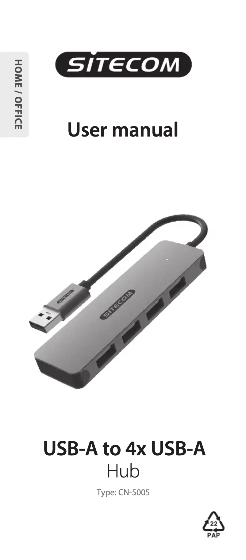 Page n°1 - Manuel utilisateur Sitecom CN-5005