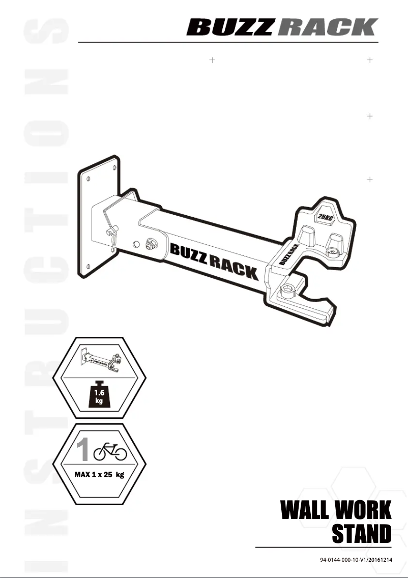 Page 1 de la notice Manuel utilisateur Buzz Rack Wally Work Stand