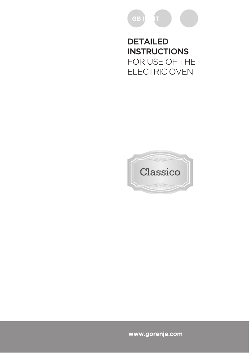 Image de la première page du manuel de l'appareil BO7732CLI