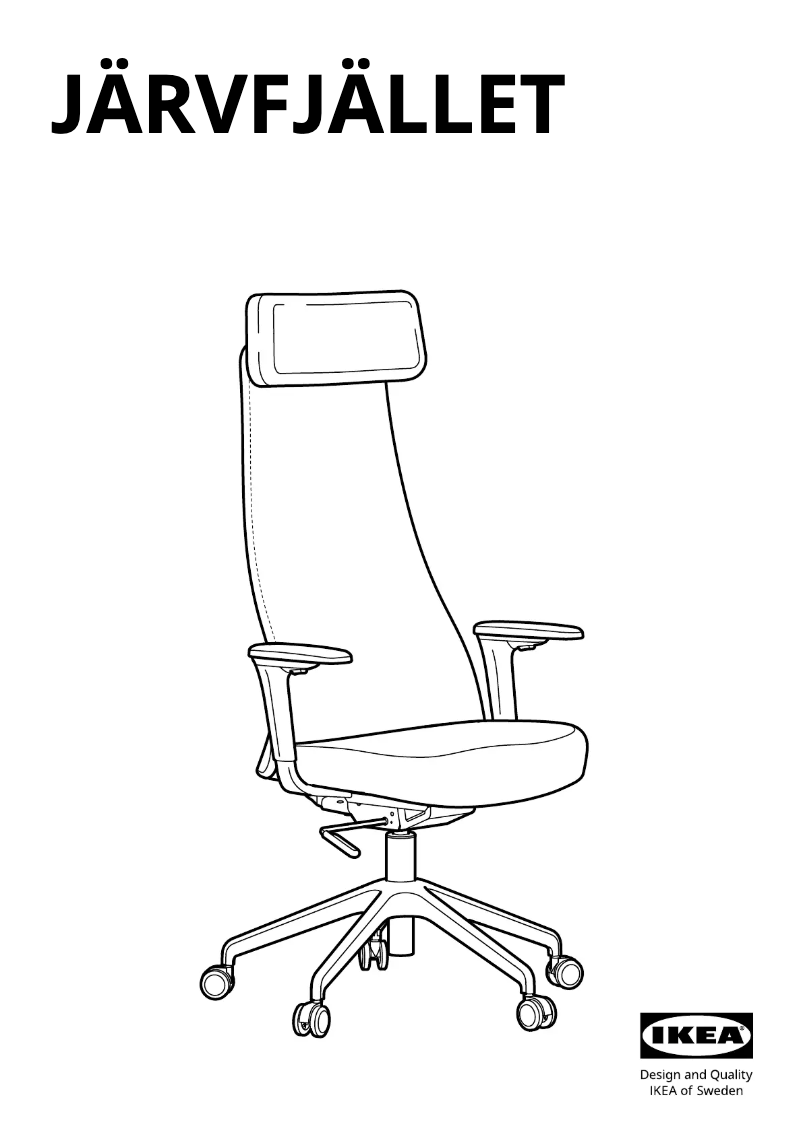 Page 1 de la notice Manuel utilisateur Ikea JÄRVFJÄLLET 205.218.53