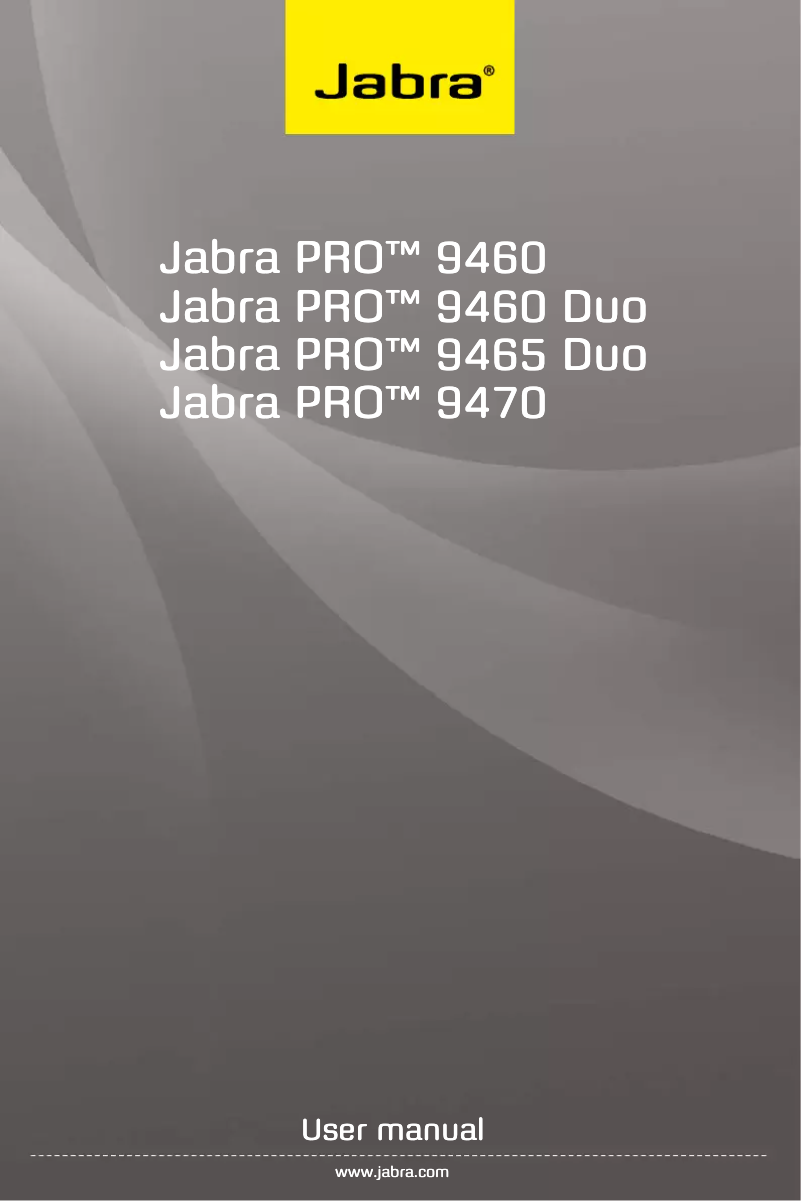 Imagen de la primera página del manual del dispositivo Pro 9460