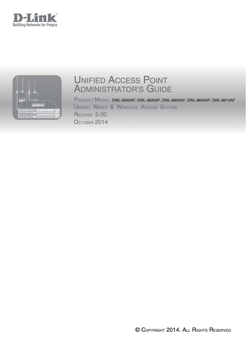 Image de la première page du manuel de l'appareil DWL-6600AP/PC