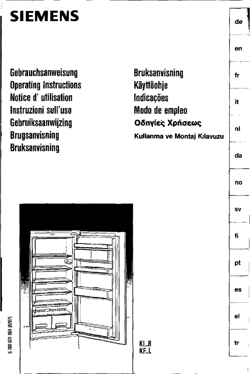 Image de la première page du manuel de l'appareil KI20R450
