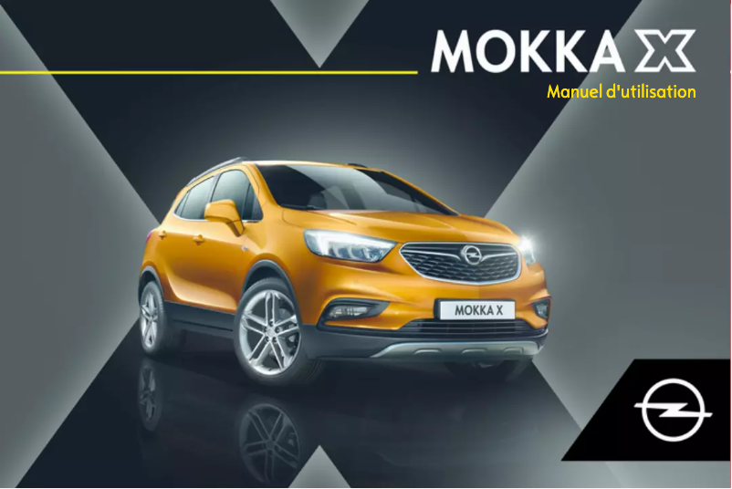 Page 1 de la notice Manuel utilisateur Opel Mokka X (2018)
