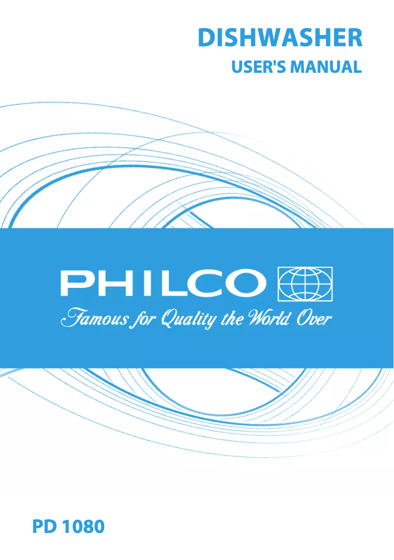 Page 1 de la notice Manuel utilisateur Philco PD 1080