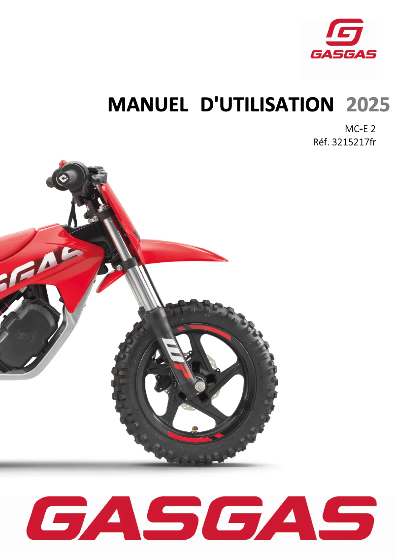 Image de la première page du manuel de l'appareil MC-E 2 (2025)
