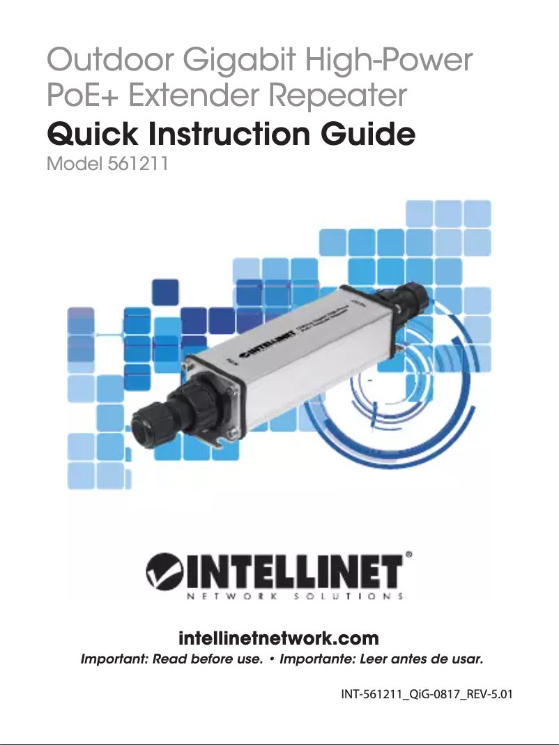 Page n°1 - Manuel utilisateur Intellinet 561211