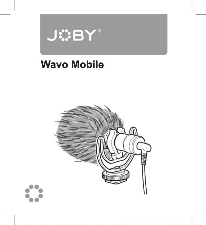 Page 1 de la notice Manuel utilisateur Joby Wave Mobile