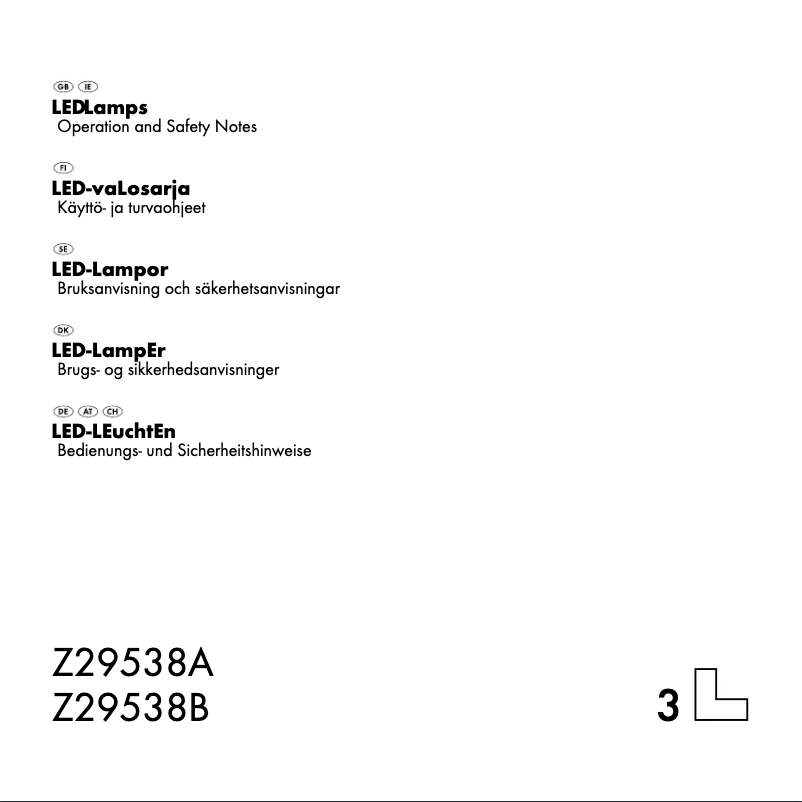 Page 1 de la notice Manuel utilisateur Livarno Lux IAN 37695