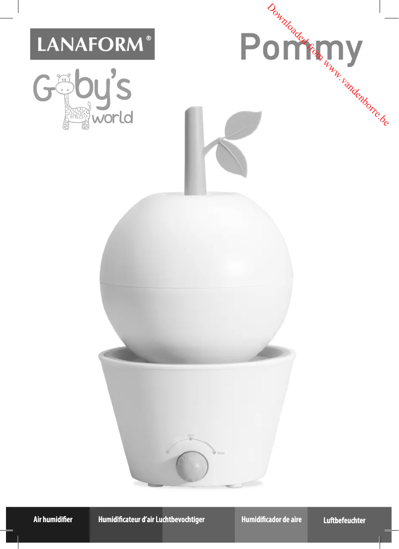 Image de la première page du manuel de l'appareil Pommy LA120120