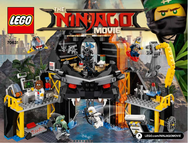 Page 1 de la notice Manuel utilisateur Lego The Ninjago Movie 70631