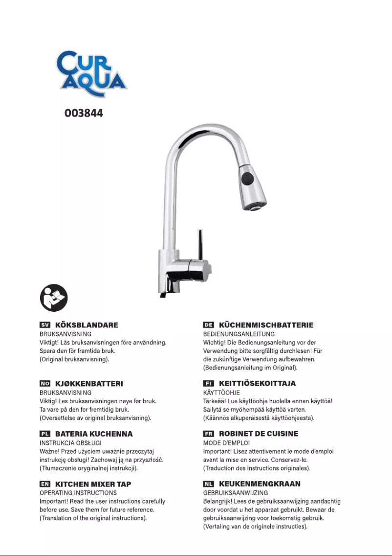 Página 1 del manual Manual de usuario CurAqua 003844