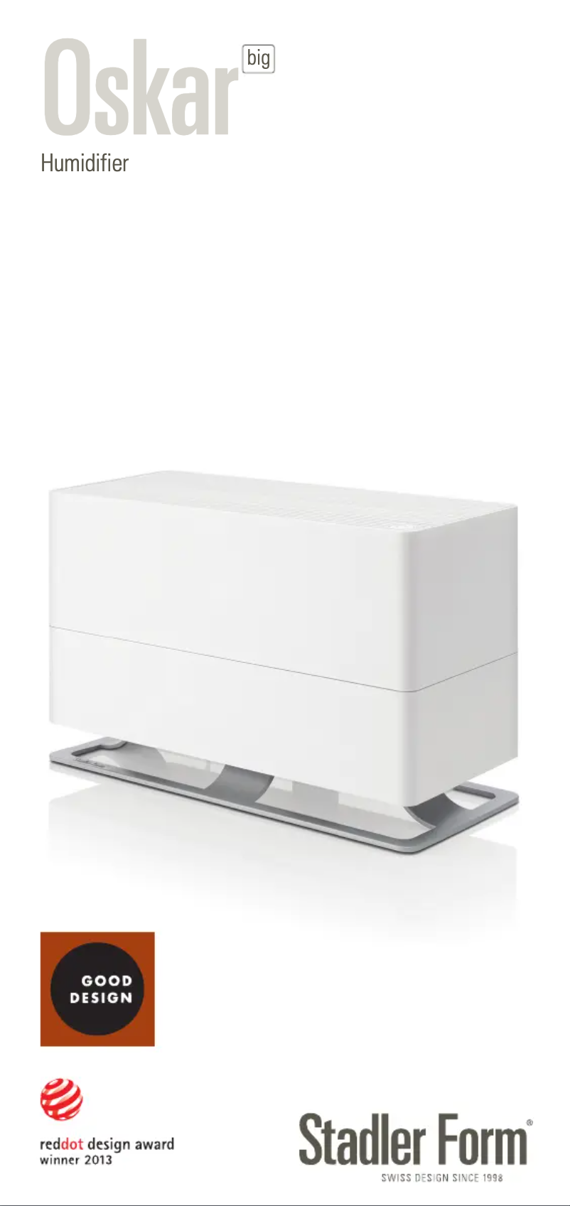 Page 1 de la notice Fiche technique Wilfa Oskar Big