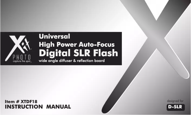 Page 1 de la notice Manuel utilisateur Xit XTDF18UNV