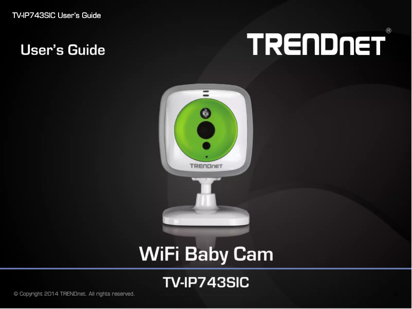 Page n°1 - Manuel utilisateur TRENDnet TV-IP743SIC