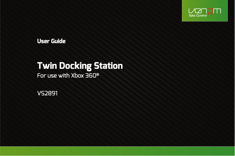 Page n°1 - Manuel utilisateur Venom VS2891