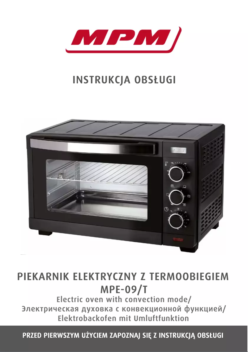 Page 1 de la notice Manuel utilisateur MPM MPE-09/T