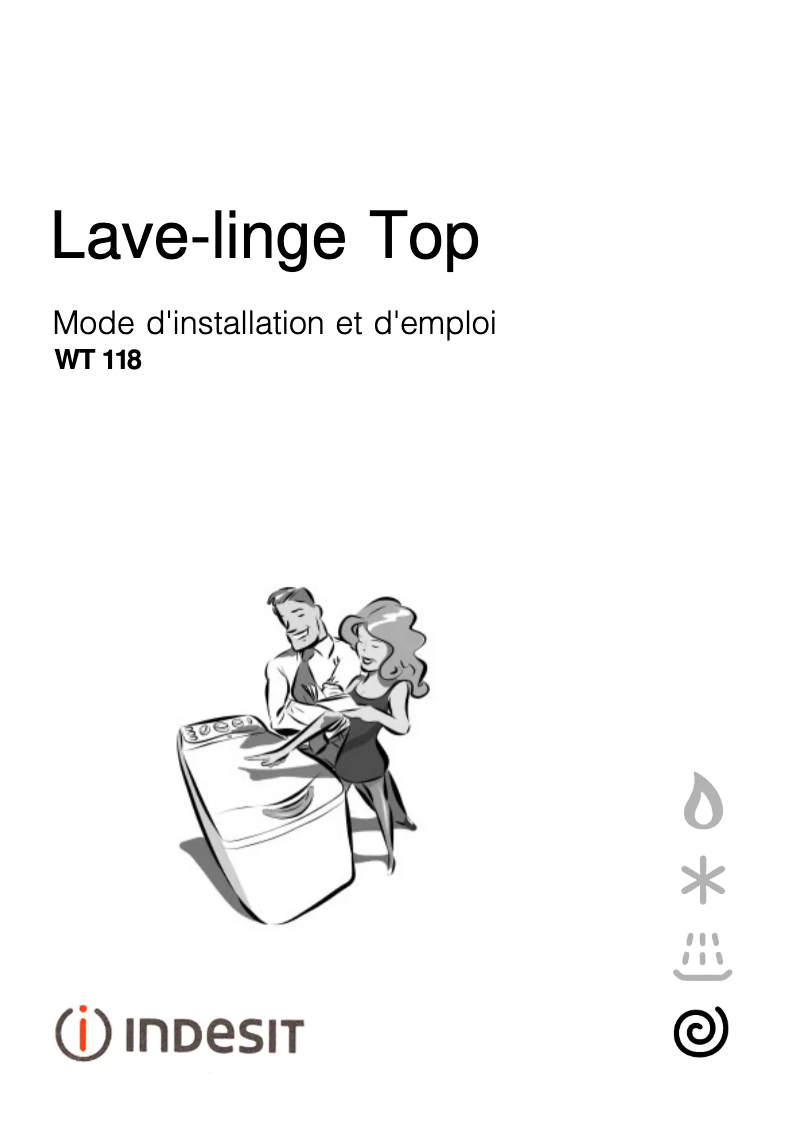 Image de la première page du manuel de l'appareil WT 118